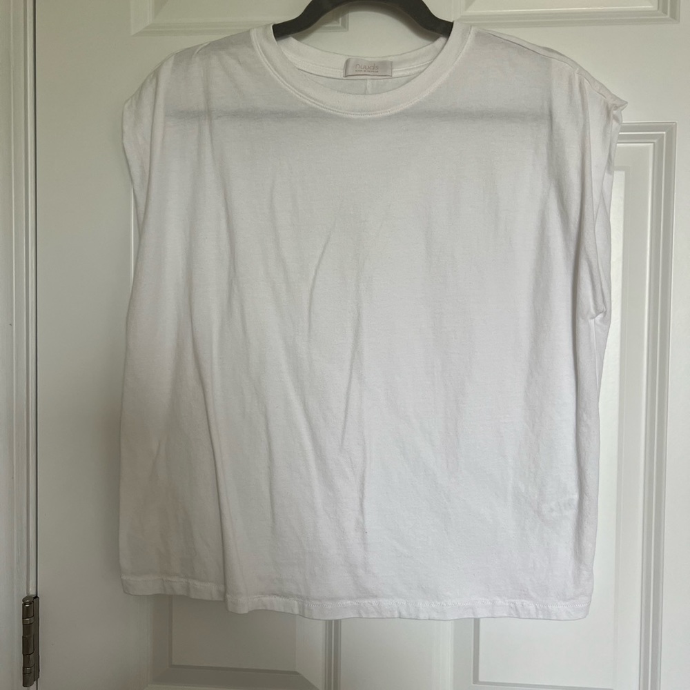 Nuuds Muscle T - White